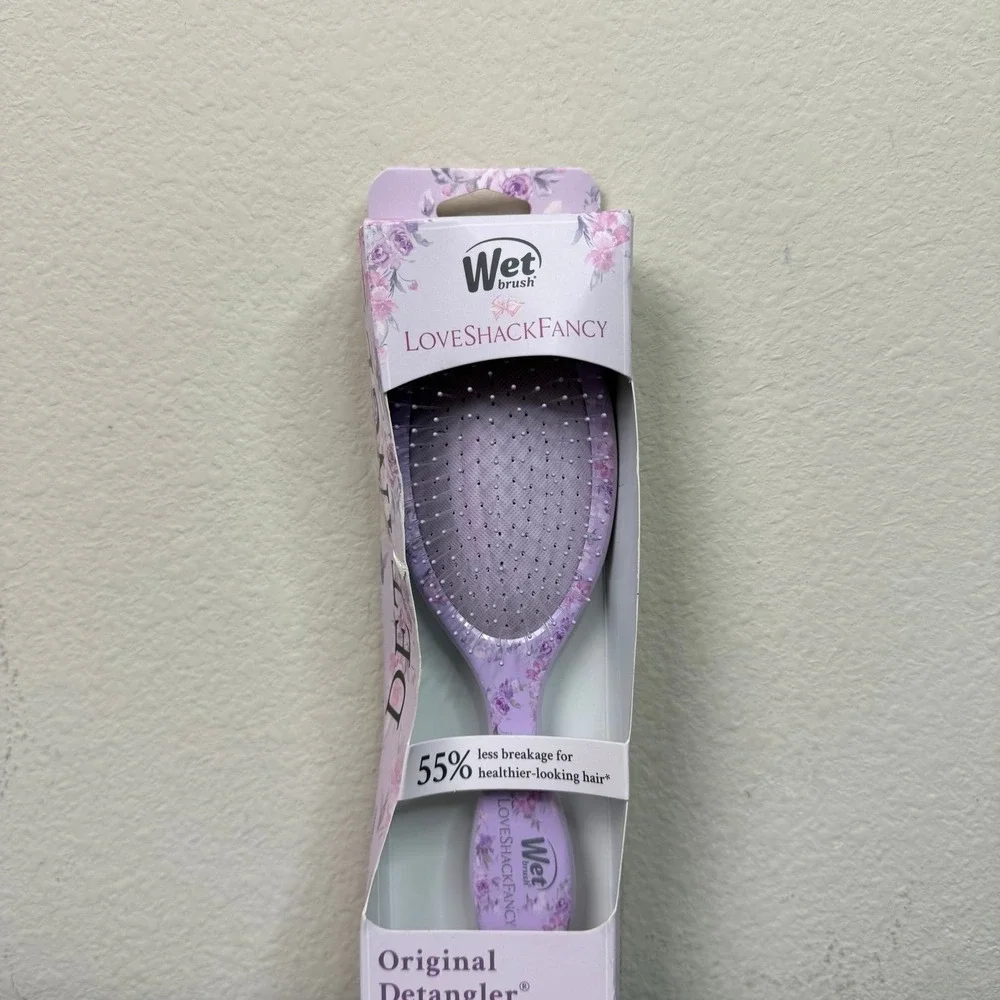 LoveShackFancy x Target – WetBrush Purple Floral Original Detangler Brush